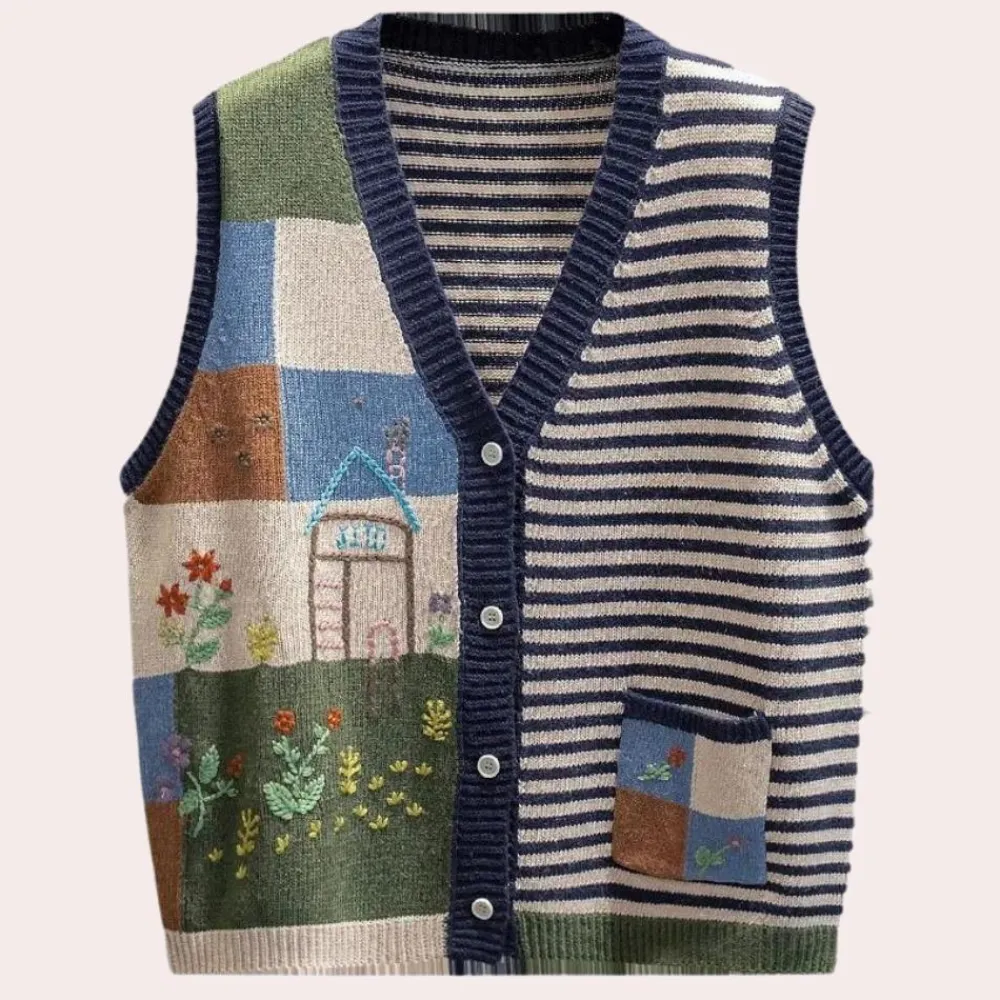 Truien & Vesten Dames*DEBORAH - Zomerse Casual Vest voor dames Gemengde kleur