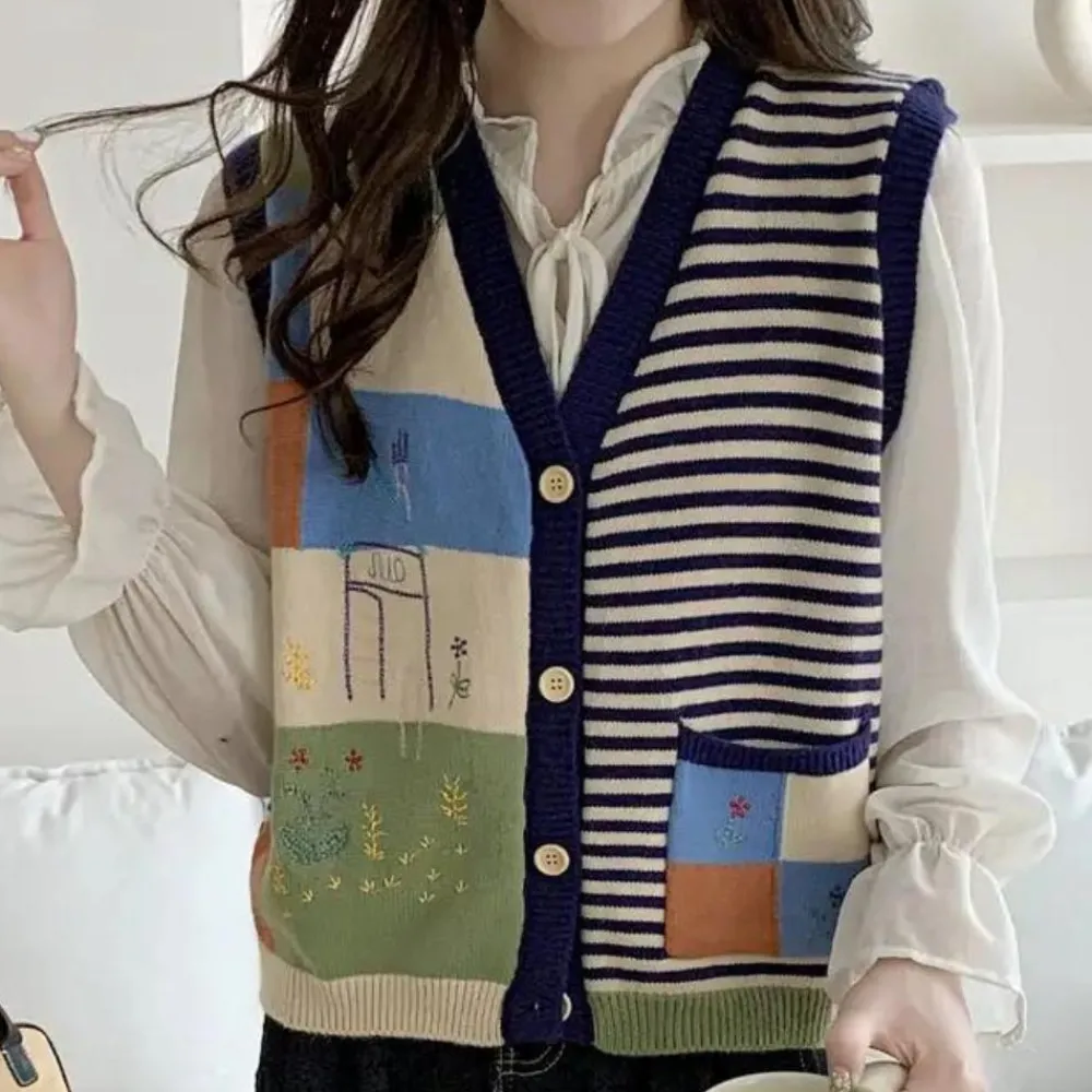 Truien & Vesten Dames*DEBORAH - Zomerse Casual Vest voor dames Gemengde kleur