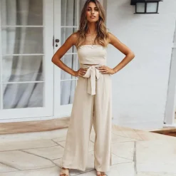 Jurken & Jumpsuits Dames*DELANEY - Stijlvolle zomerse jumpsuit voor vrouwen