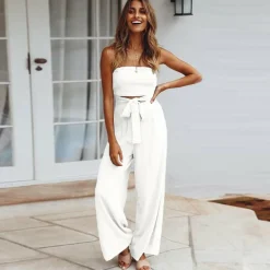 Jurken & Jumpsuits Dames*DELANEY - Stijlvolle zomerse jumpsuit voor vrouwen