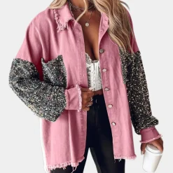 Jassen Dames*DELILAH - Luxe Paillettenjasje voor Dames - Perfect voor de Zomer