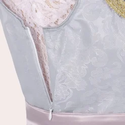 Jurken & Jumpsuits Dames*Demetra - Zomerse Oktoberfest Jurk voor Dames Grijs