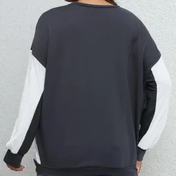 Truien & Vesten Dames*Deni - Minimalistisch en Comfortabel Dames Zomersweatshirt Marineblauw