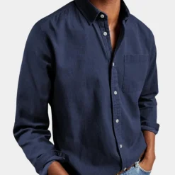 Shirts Heren*Desi - Klassiek effen zomer overhemd voor mannen