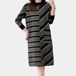 Jurken & Jumpsuits Dames*DIANELLA - Geraffineerde Zomerjurk voor Dames Zwart