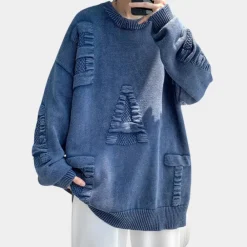 Truien & Vesten Heren*DILAN - Comfortabele Losse Zomerse Trui voor Heren