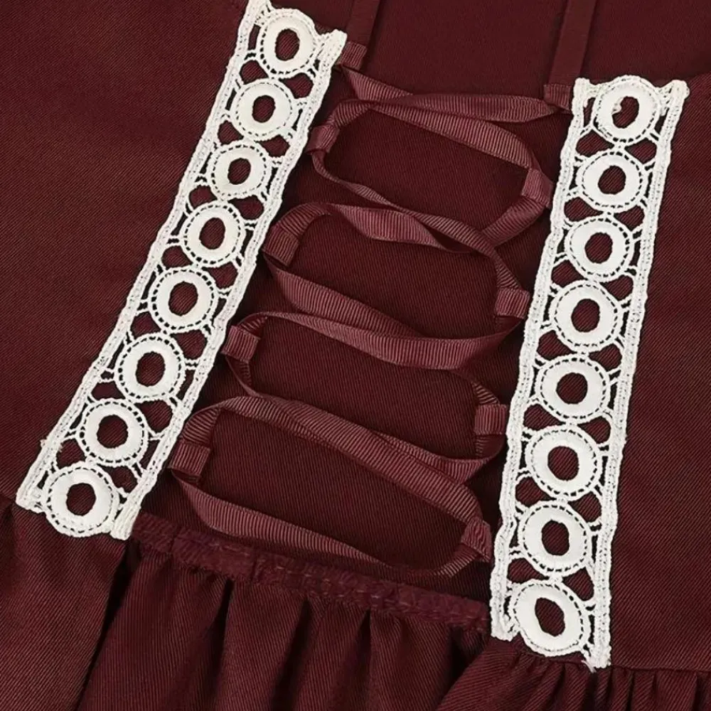 Jurken & Jumpsuits Dames*Dimitra - Vintage Geïnspireerde Zomerse Oktoberfest Maxi Jurk