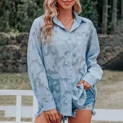 Topjes & Shirts Dames*DOMINIKA - Modieus zomers damesshirt