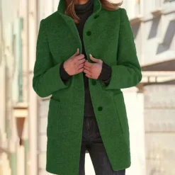 Jassen Dames*DONATIENNE - Zachte en knusse dames jas voor de lente en zomer