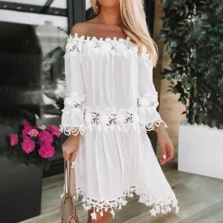 Jurken & Jumpsuits Dames*DOROTA - Stijlvolle off shoulder zomerjurk