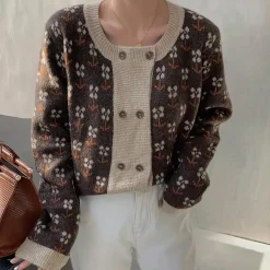 Truien & Vesten Dames*DOROTHY - Modieus Zomervest voor Dames Koffie