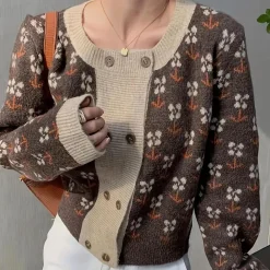Truien & Vesten Dames*DOROTHY - Modieus Zomervest voor Dames Koffie