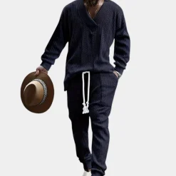 Sets Heren*Duran - Gebreide herenset tweedelig voor de zomer