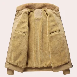 Jassen Heren*Eberly - Luchtige zomer heren bomberjack met meerdere zakken