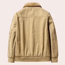 Jassen Heren*Eberly - Luchtige zomer heren bomberjack met meerdere zakken