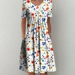 Jurken & Jumpsuits Dames*EBERTA - Casual floraaljurk voor de zomer