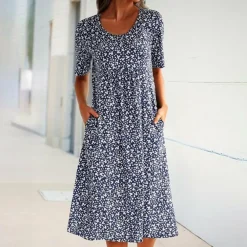 Jurken & Jumpsuits Dames*EBERTA - Casual floraaljurk voor de zomer