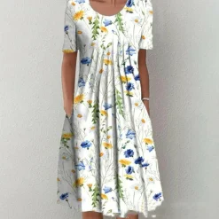 Jurken & Jumpsuits Dames*EBERTA - Casual floraaljurk voor de zomer