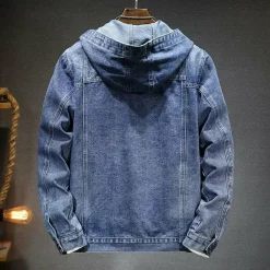 Jassen Heren*EDDIE - Lichte zomerjas met capuchon voor mannen