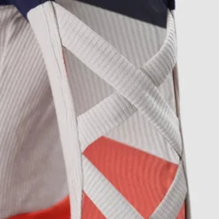 Topjes & Shirts Dames*Edina - Trendy shirt met unieke Kriskras mouwen Oranje