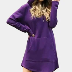 Jassen Dames*Effen en lange dameshoodie voor de zomer