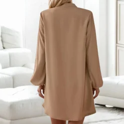 Jurken & Jumpsuits Dames*Effen en ruimvallende zomerjurk voor dames