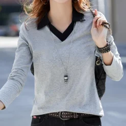 Topjes & Shirts Dames*Elaina - Stijlvol T-shirt met korte mouwen voor de vrouw, perfect voor de zomer