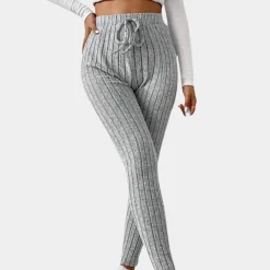 Broeken & Rokken Dames*ELDANA - Geraffineerde Zomerleggings voor Dames Grijs