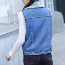 Jassen Dames*ELEANOR - Klassiek Denim Zomervest voor Dames