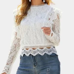 Blazers & Blouses Dames*Elegante damesblouse voor de zomer