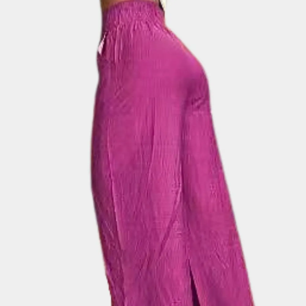 Broeken & Rokken Dames*Elegante damesbroek met wijde pijpen voor de zomer