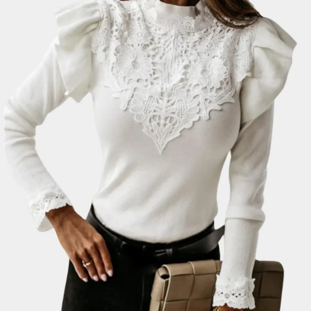 Topjes & Shirts Dames*Elegante damesshirt met lange mouwen voor de zomer