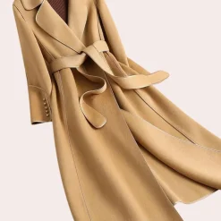 Jassen Dames*Elegante lange damesjas voor de zomer