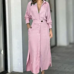 Jurken & Jumpsuits Dames*Elegante lange zomerjurk voor dames