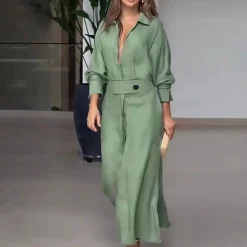 Jurken & Jumpsuits Dames*Elegante lange zomerjurk voor dames