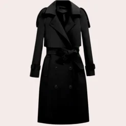 Jassen Dames*Elegante lange zomertrenchcoat voor dames