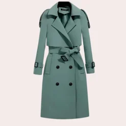 Jassen Dames*Elegante lange zomertrenchcoat voor dames