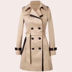 Jassen Dames*Elegante zomer trenchcoat voor dames