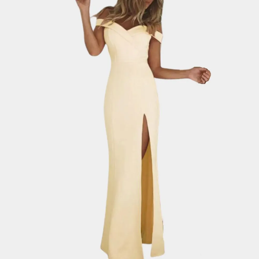 Jurken & Jumpsuits Dames*Elena - Elegante off-shoulder zomerjurk voor vrouwen