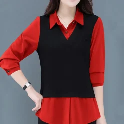 Topjes & Shirts Dames*Eliane - Ademend zomershirt voor dames