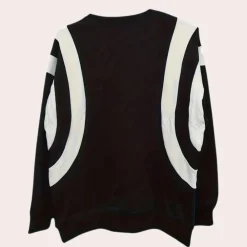 Topjes & Shirts Dames*ELIANY - Moderne Los Sweatshirt voor Dames - Zomerse Editie Zwart