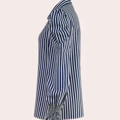 Topjes & Shirts Dames*Elisaveta - Elegant get zomer overhemd voor dames Streep