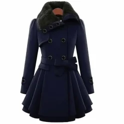 Jassen Dames*Eliza - Warme en lange winterjas voor dames