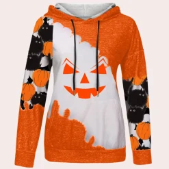Truien & Vesten Dames*Elizabet - Griezelig Trendy Dames Sweatshirt voor Zomer en Halloween