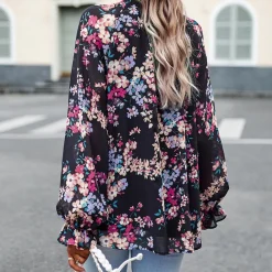 Blazers & Blouses Dames*ELLIE - Modieuze bloemenblouse voor de zomer