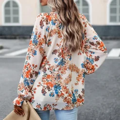 Blazers & Blouses Dames*ELLIE - Modieuze bloemenblouse voor de zomer