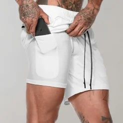 Broeken Heren*Elliot - 2-in-1 fitness herenshort voor de zomer