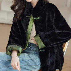 Jassen Dames*ELMIRA - Stijlvolle Warme Jas voor Dames