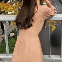 Jurken & Jumpsuits Dames*Elora - Comfortabele zomerse gebreide jurk voor dames