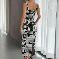 Jurken & Jumpsuits Dames*Elsa - Geometrische bodycon zomerjurk